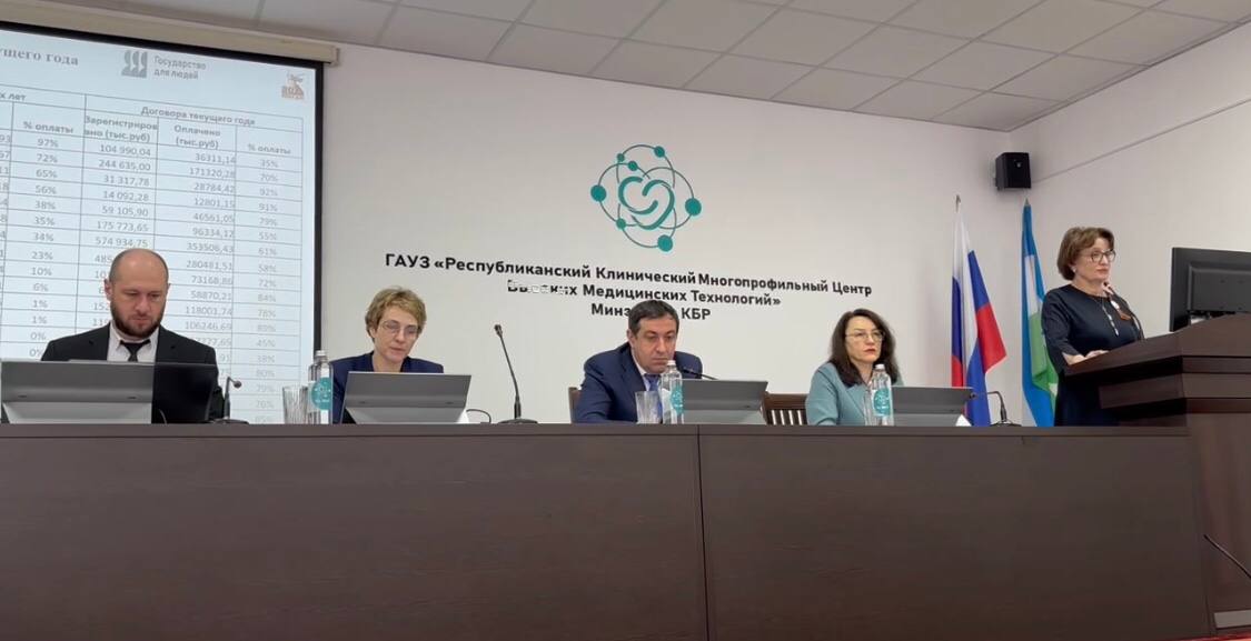 Министр здравоохранения КБР Рустам Калибатов провел совещание с руководителями медицинских организаций республики. 