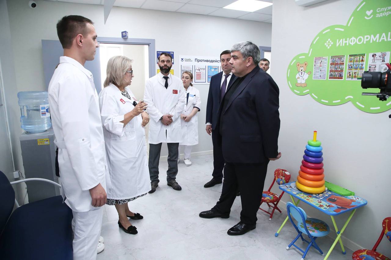 После строительства открылась новая амбулатория в селении Кенже 