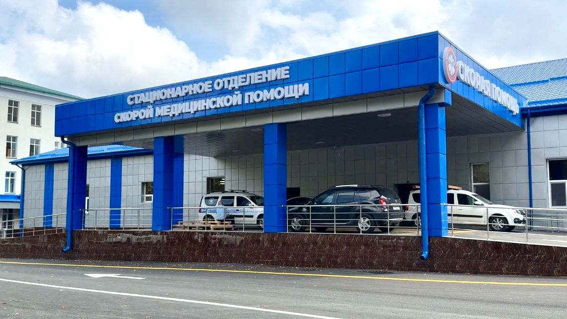 В Республиканской клинической больнице завершается строительство современного отделения стационарной скорой медицинской помощи